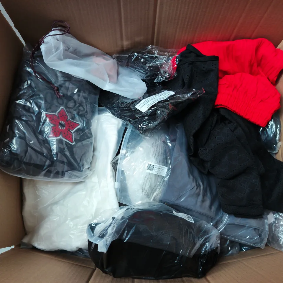 APPROXIMATELY 20 ASSORTED CLOTHING AND FASHION PRODUCTS IN VARIOUS STYLES AND SIZES - COLLECTION ONLY