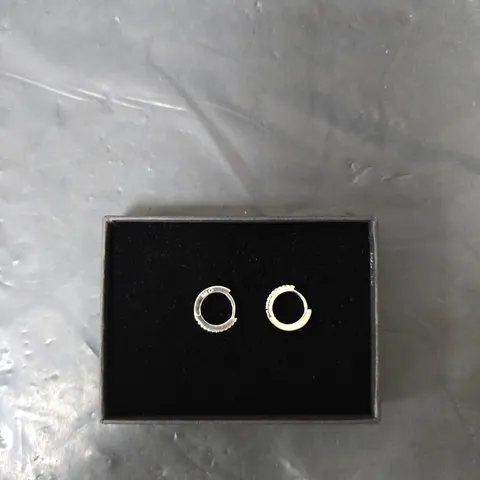 SIMPLY SILVER MINI HOOP EARRINGS