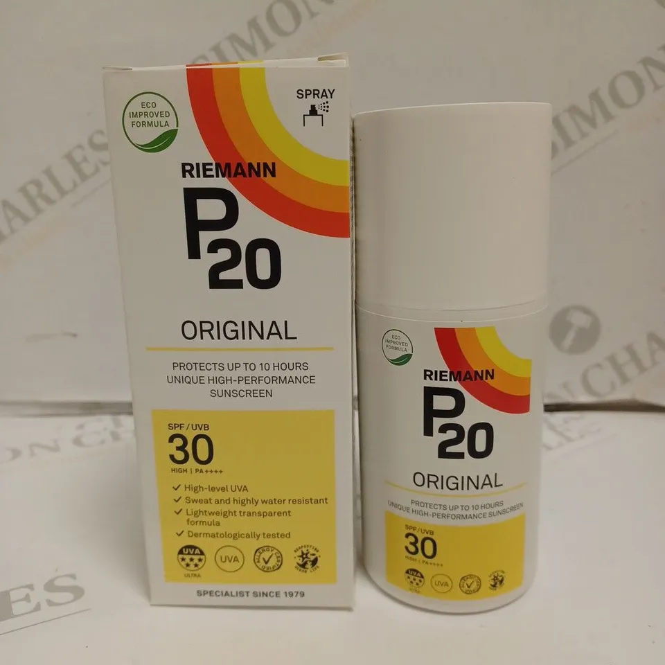 BOXED RIEMANN ORIGINAL P20 HIGH PERFORMANCE SUN SPRAY - 30 SPF. 
