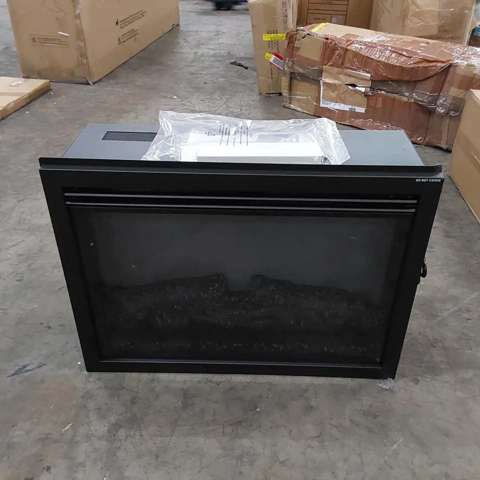 BOXED LARRY CASTLETON FIRE AND FIREPLACES ELECTRIC FIRE HEATER UNIT