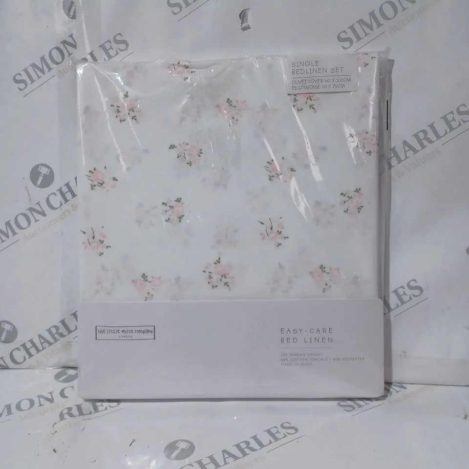 THE LITTLE WHITE COMPANY SINGLE BEDLINEN SET