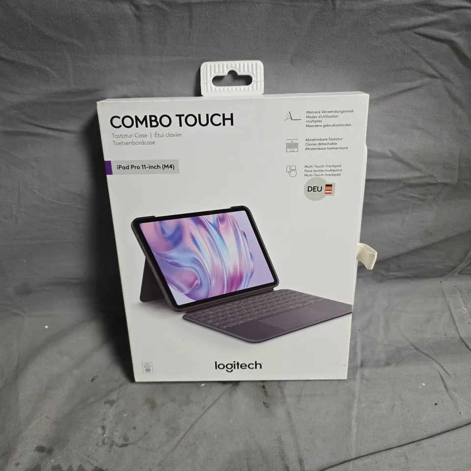 5 x LOGITECH COMBO TOUCH KEYBOARD CASE FOR IPAD PRO 11-INCH (M4) – BOXED. NON UK PRODUCT VERSIONS