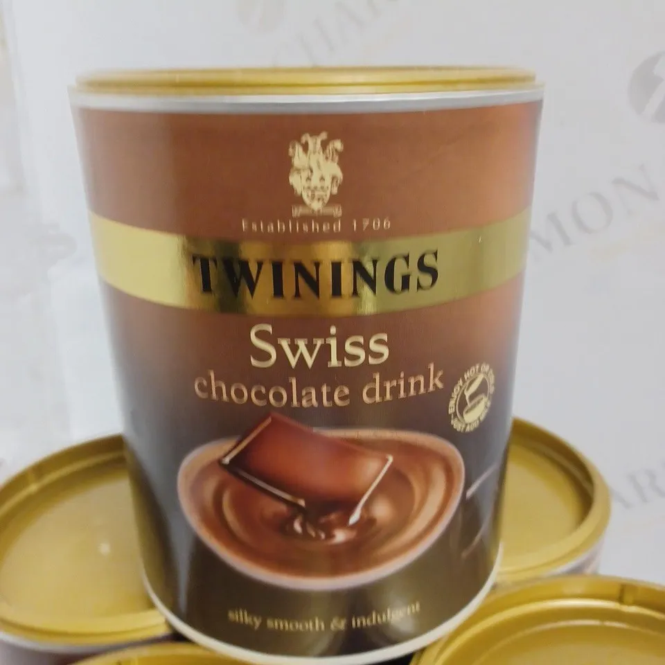 6 X TWININGS SWISS HOT CHOCOLATE DRINK