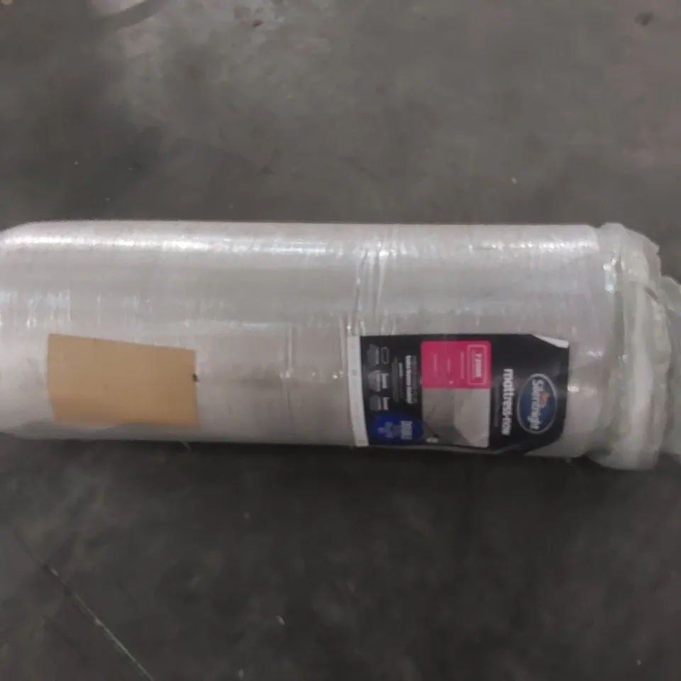 QUALITY BAGGED AND ROLLED FOAM RANGE SILENTNIGHT 7-ZONE FOLLED MEMORY MATTRESS - 4'6 DOUBLE