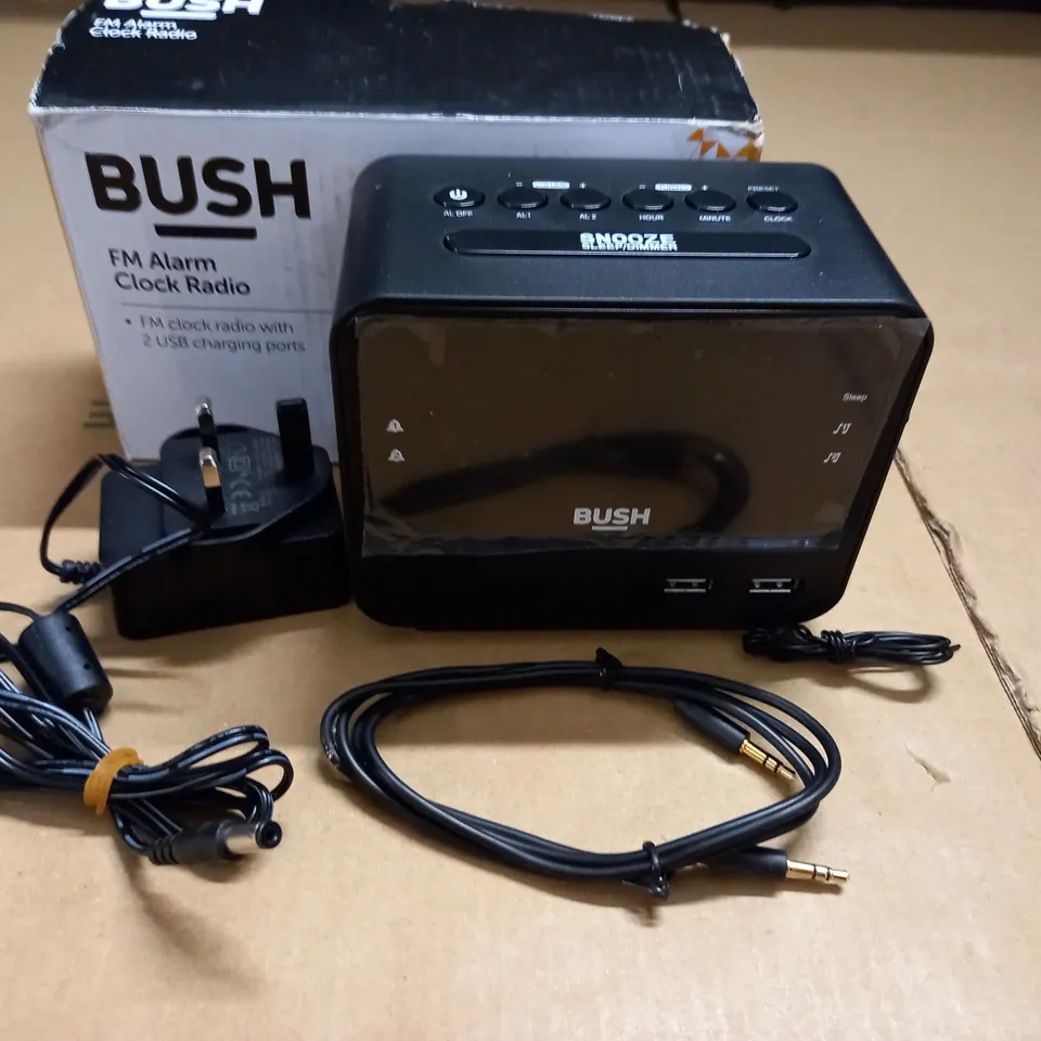 BUSH FM ALARM CLOCK RADIO
