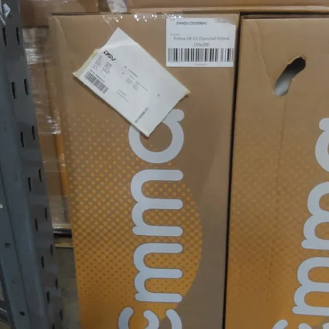 BRAND NEW BOXED EMMA UK V2 DIAMOND HYBRID 150 x 200CM KING SIZE MATTRESS 