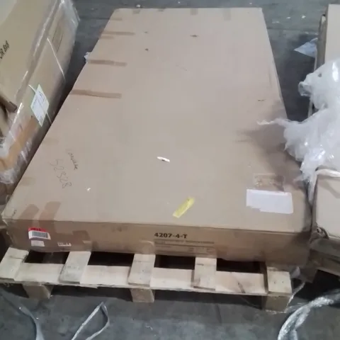 BOXED EXTENSION DINING TABLE TOP WEATHERED OAK AND PEPPERCORN 