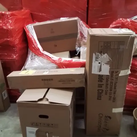 PALLET OF ASSORTED HOUSEHOLD GOODS AND PRODUCTS TO INCLUDE;3D PRINTER,CHRISTMAS TREE,PLAYMAT 