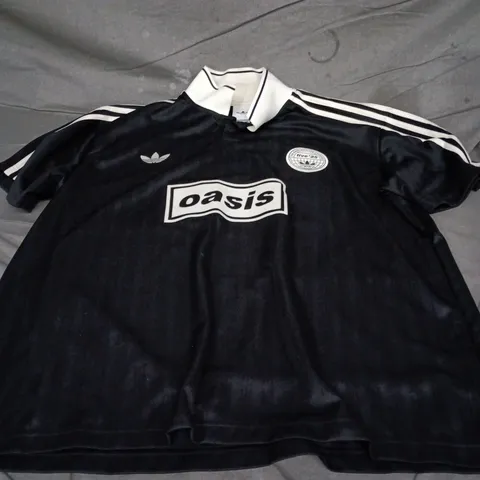 ADIDAS OASIS JERSEY – BLACK/CREAM, MEN'S UK L