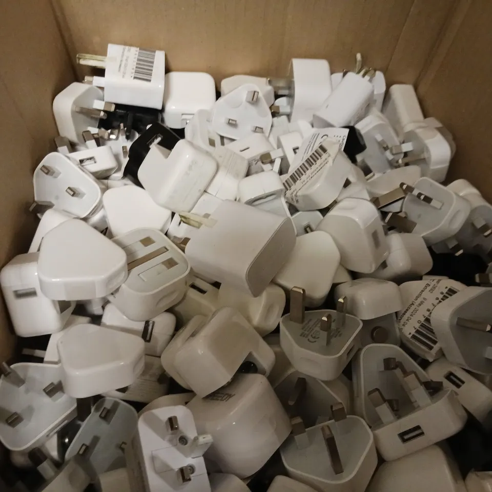 BOX OF APPROXIMATELY 50 ASSORTED PLUGS 
