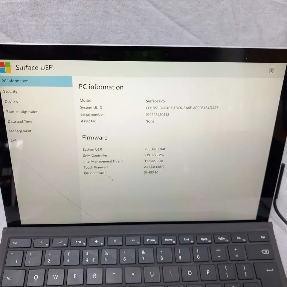 MICROSOFT SURFACE PRO 128GB