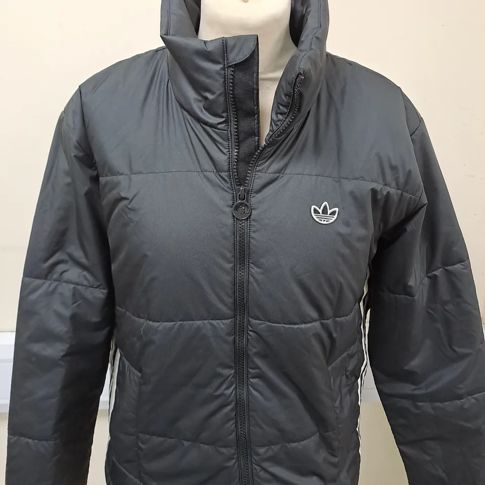 ADIDAS ORIGINAL ZIPPED PADDED COAT SIZE 12