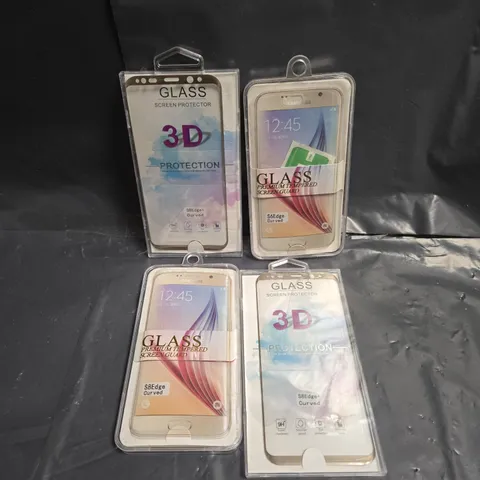 APPROXIMATELY 50 ASSORTED SCREEN PROTECTORS FOR PHONES SUCH AS S6 EDGE CURVED, S8 EDGE CURVED+, ETC - COLLECTION ONLY