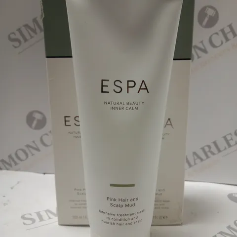 BOX OF 2 X 200ML ESPA PINK HAIR AND SCALP MUD