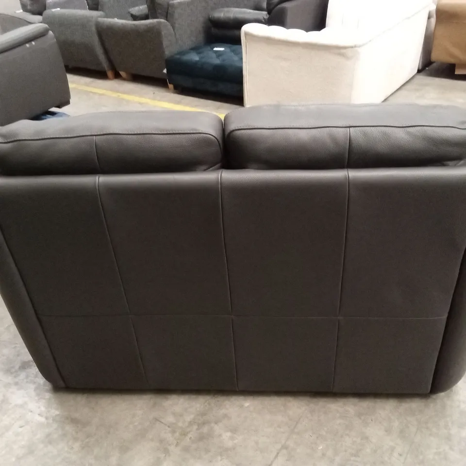 QUALITY DESIGNER ITALIAN MADE AVILA 2 SEATER LEATHER LOVESEAT SOFA