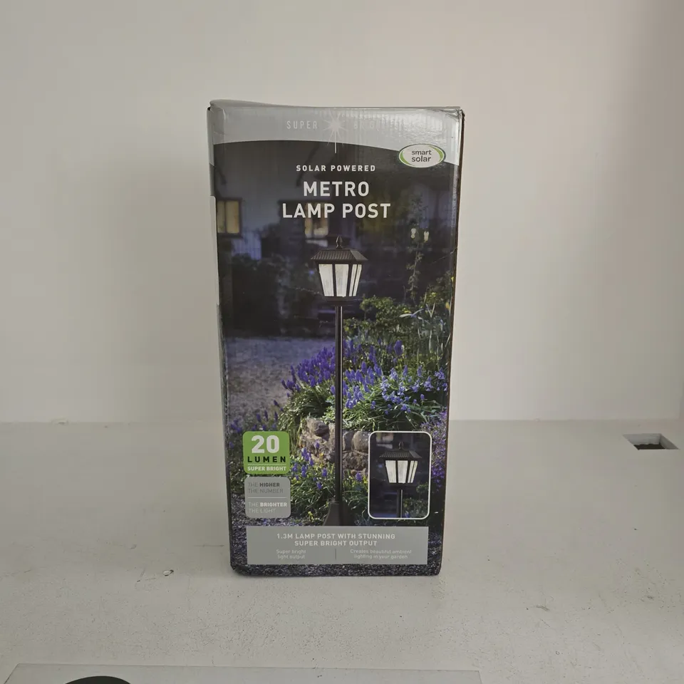 METRO SOLAR LAMP POST RRP £34.99