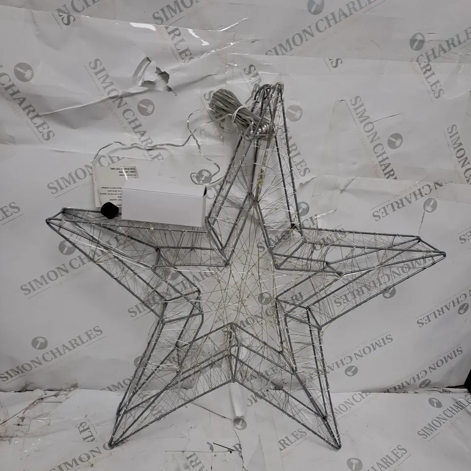 BOXED INDOOR 58CM STAR LIGHT ICE AND PURE WHITE LEDS 