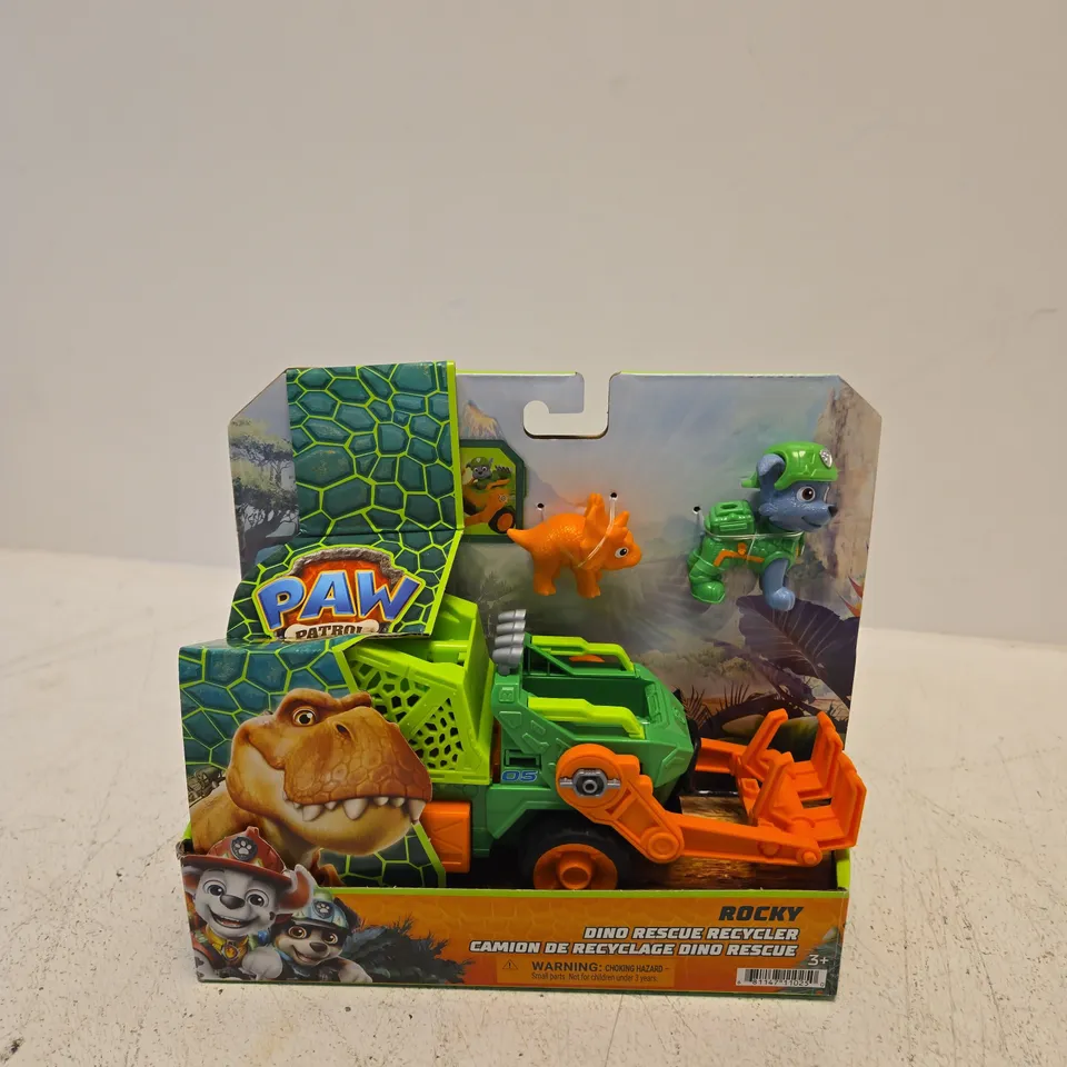 PAW PATROL DINO RESCUE ROCKY RECYCLER (DINO RESCUE) – BOXED