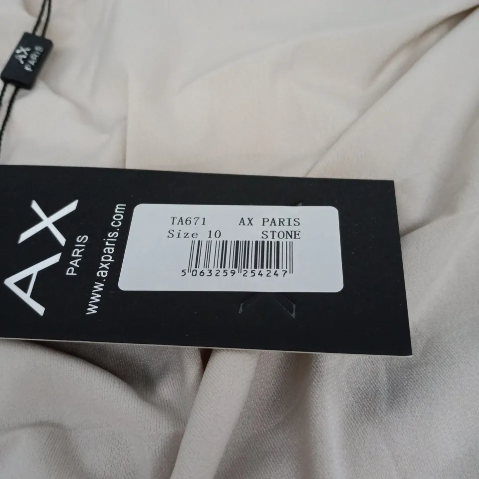 AX PARIS TA671 STONE DRESS – SIZE 10