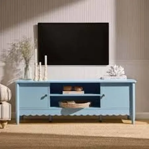 BOXED DUSK BETTY TV UNIT FOR TVS UP TO 60" - SKY BLUE