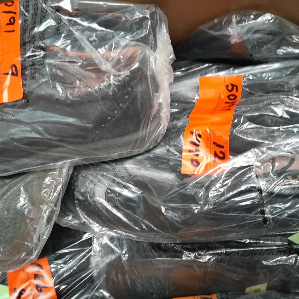 BOX OF APPROXIMATELY 15 ASSORTED PAIRS OF ASHWOOD LACE UP SHOES IN BLACK - VARIOUS SIZES