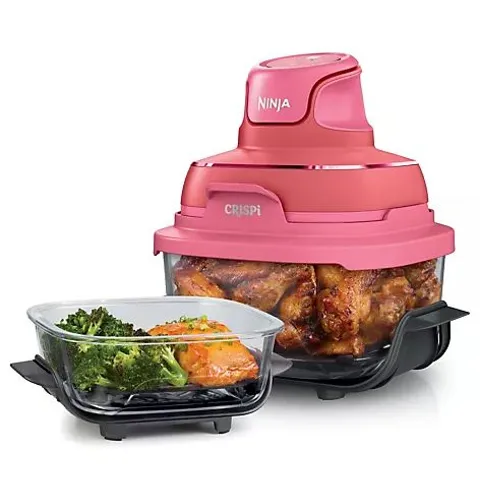 BOXED NINJA CRISPI 4 IN 1 PORTABLE GLASS AIR FRYER