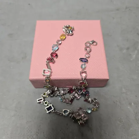SWAROVSKI MULTICOLOUR STONE NECKLACE 