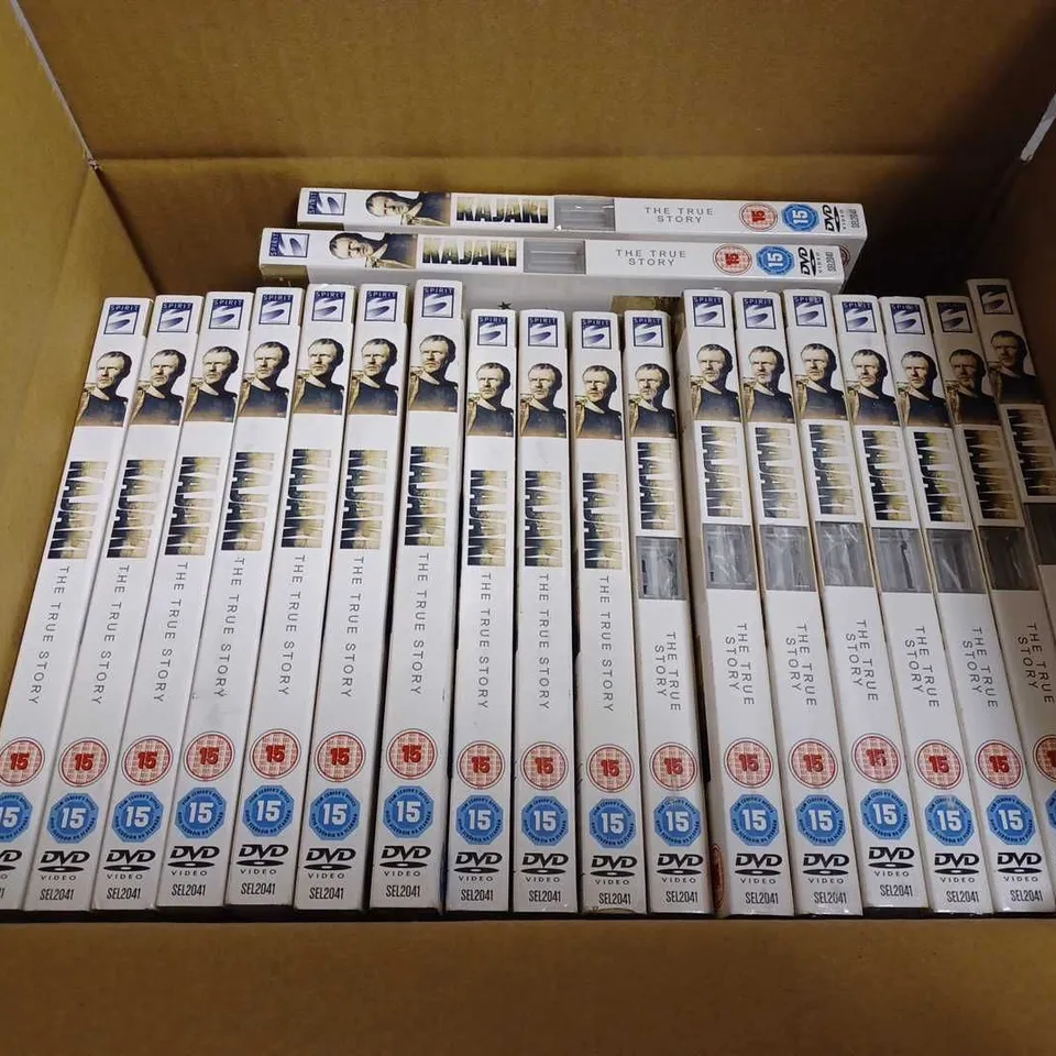 LOT OF APPROXIMATELY 20 'KAJAKI THE TRUE STORY' DVDS