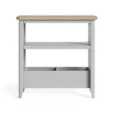 BOXED BROMLEY II SOFA SIDE TABLE - GREY (1 BOX)