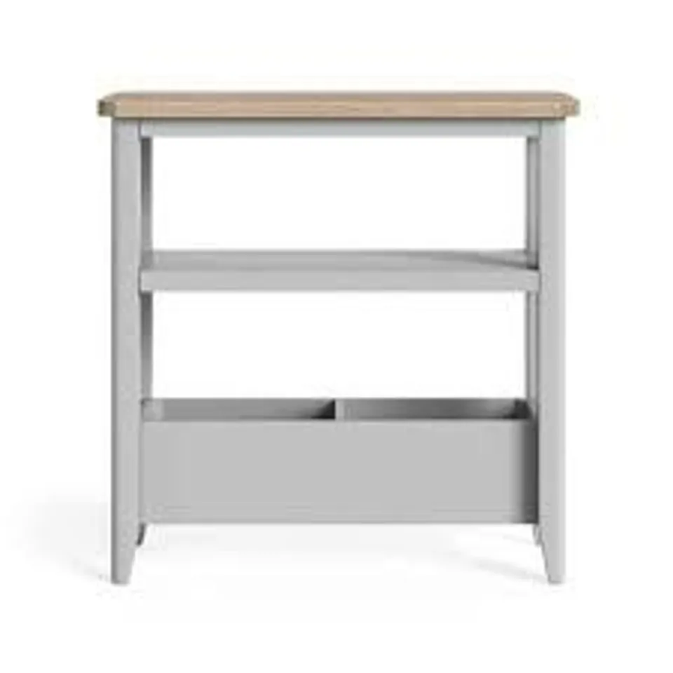 BOXED BROMLEY II SOFA SIDE TABLE - GREY (1 BOX)