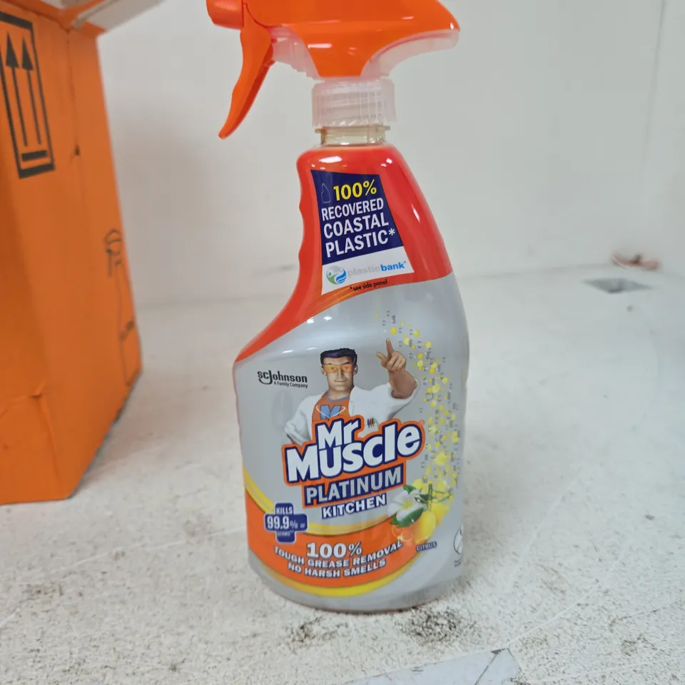 MR MUSCLE PLATINUM KITCHEN CITRUS SPRAY CLEANER – 750 ML (BOXED, 6 X 750 ML)