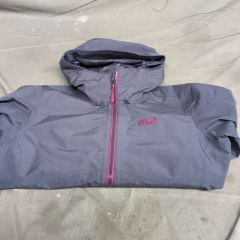 JACK WOLFSKIN WOMEN'S JACKET – NAVY/GREY, UK 8/10