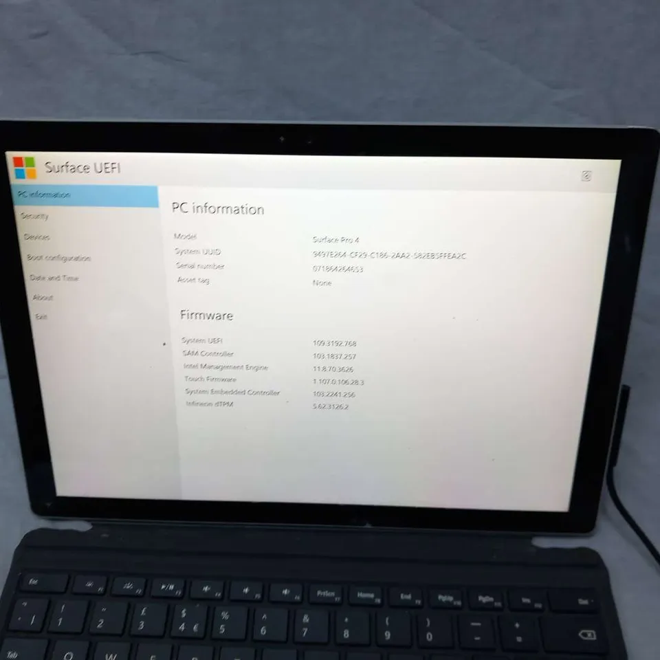 MICROSOFT SURFACE PRO 4 128GB