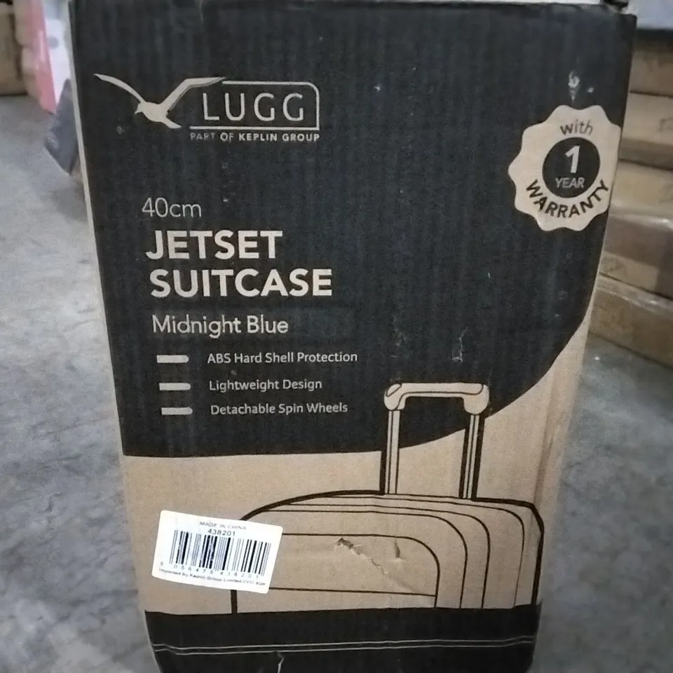 BOXED 40CM JET-SET SUITCASE MIDNIGHT BLUE
