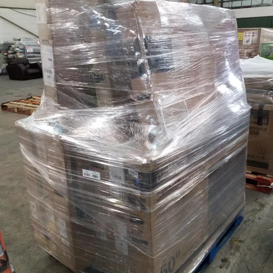 PALLET OF APPROXIMATELY 11 UNPROCESSED RAW RETURN TELEVISIONS TO INCLUDE;