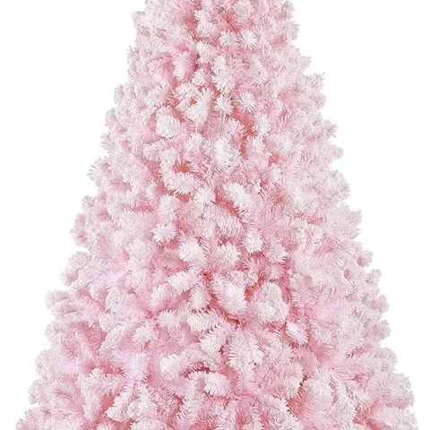 BOXED YAHEETECH ARTIFICIAL CHRISTMAS TREE - 7.5FT PINK (1 BOX)