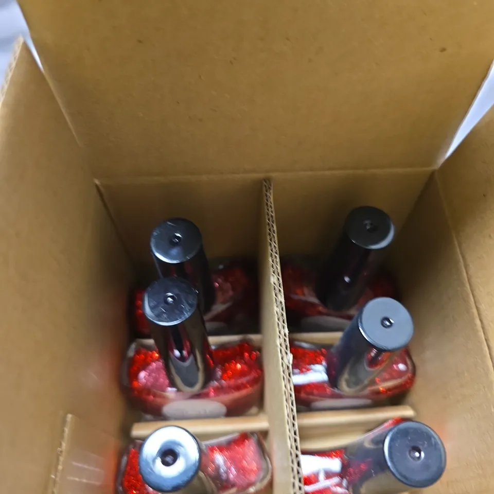 CIATÉ NAIL POLISH – SERENDIPITY GLITTER RED, 0.46 FL OZ (13.5 ML) – 192 PCS
