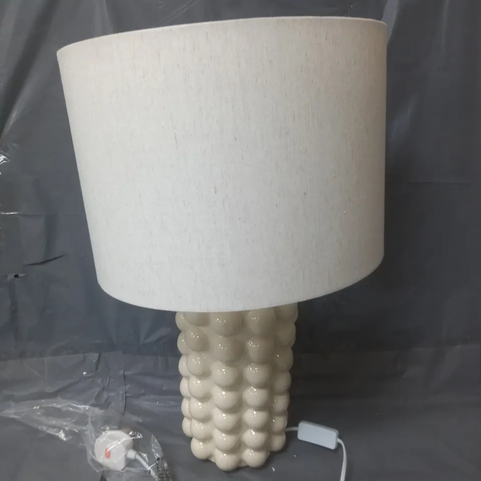 BOBBLE CERAMIC TABLE LAMP RRP £55