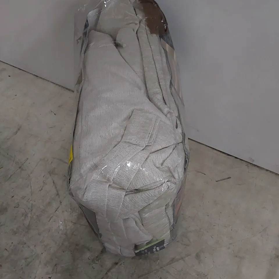 BAGGED SAVOY BLACKOUT EYELET CURTAIN PAIR // SIZE: 229 X 229CM 