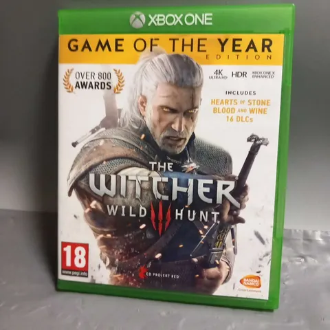 XBOX ONE THE WITCHER WILD HUNT