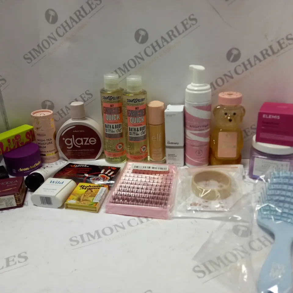 LOT OF BEAUTY PRODUCTS TO INCLUDE ELEMIS SUPERFOOD MIDNIGHT FACIAL, ETC