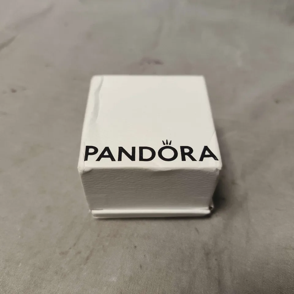 PANDORA FLOWER RING – SILVER-TONE, BOXED