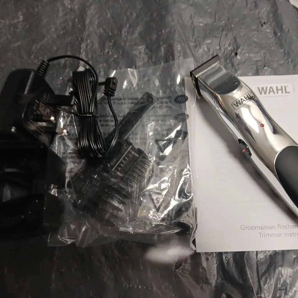BOXED WAHL GROOMSMAN RECHARGEABLE BEARD TRIMMER