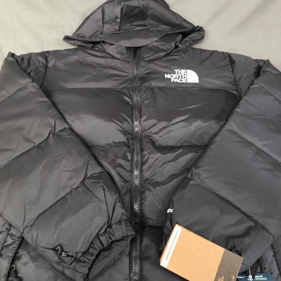 THE NORTH FACE BLACK PUFFER JACKET,– SIZE M