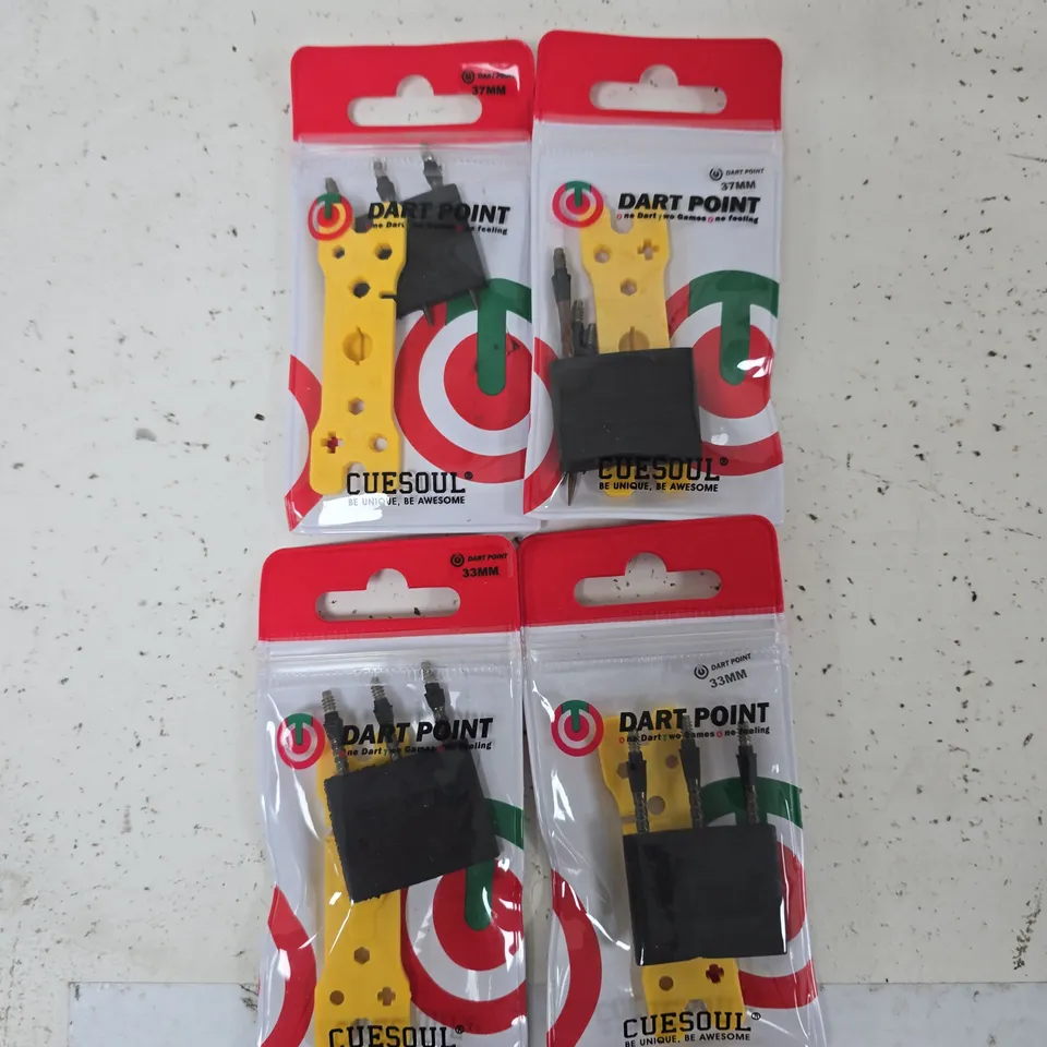 CUESOUL DART POINT SPARE TIP KIT (33MM & 37MM) – PACK OF 4