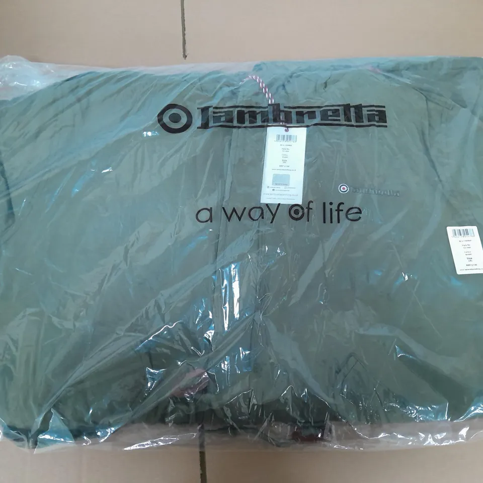 LAMBRETTA KHAKI GREEN COAT - SIZE 2XL