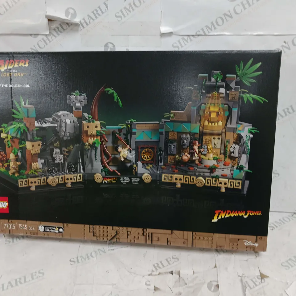 BOXED LEGO INDIANA JONES SET 77015 TEMPLE OF THE GOLDEN IDOL RRP £119.99