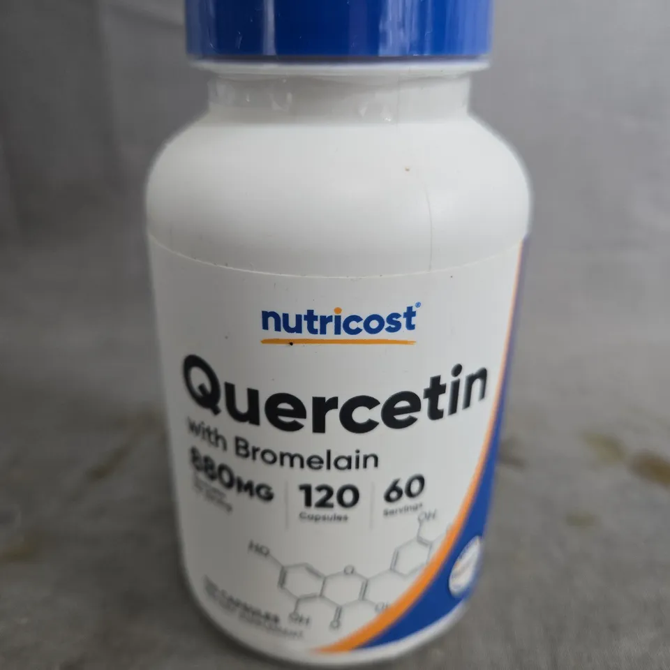 NUTRICOST QUERCETIN WITH BROMELAIN – 120 CAPSULES