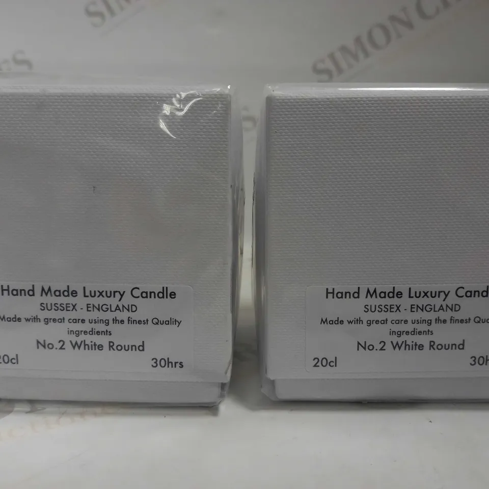 PAIR OF PEARL & LINEN MY CLEMENTINE CANDLES (2 X 20CL)