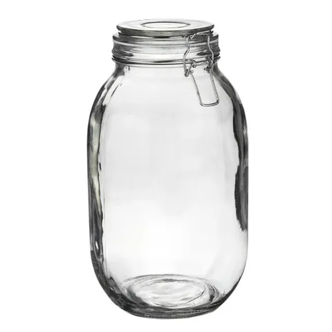 BOXED ARGON GLASS STORAGE JAR